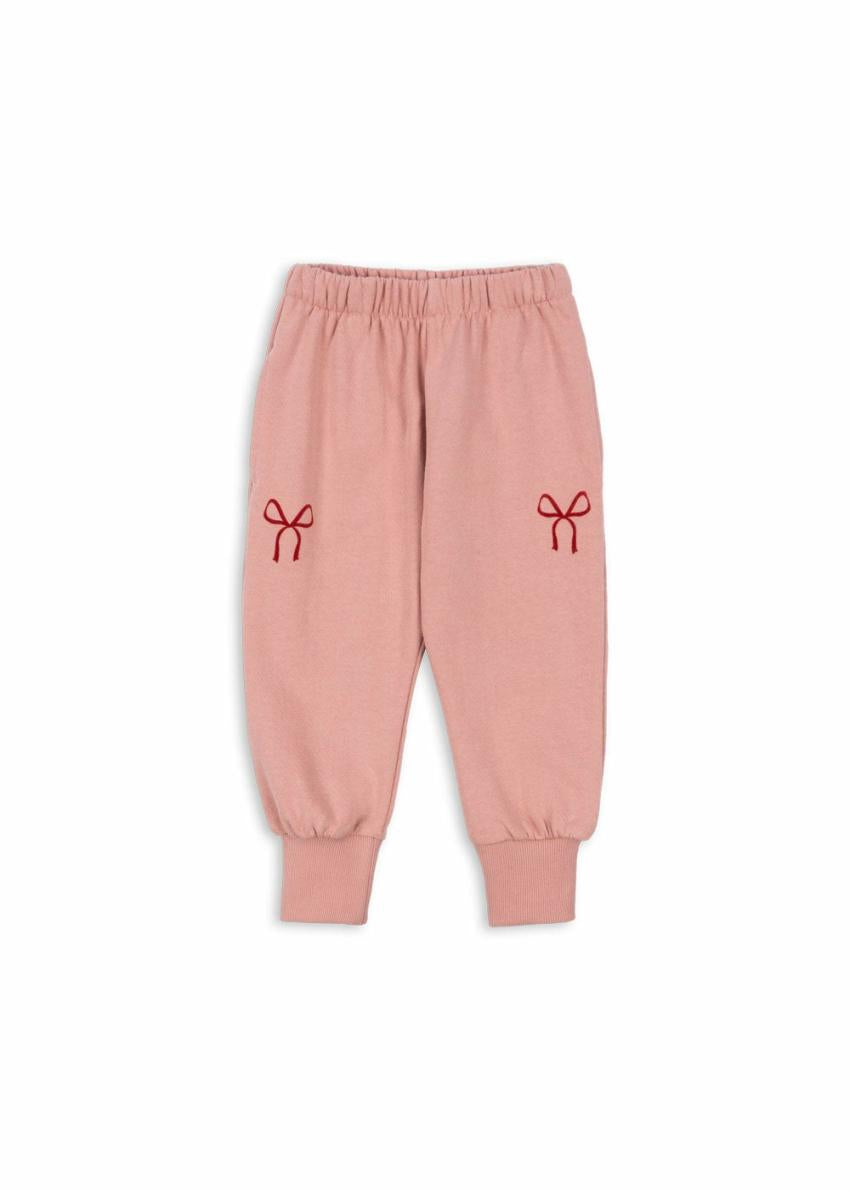 Bottoms | Kids Konges Sløjd LOUPY LOU SWEAT PANTS GOTS Bow Rose