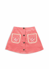 Bottoms | Kids Konges Sløjd LUCKY SKIRT GOTS Flamingo Plume
