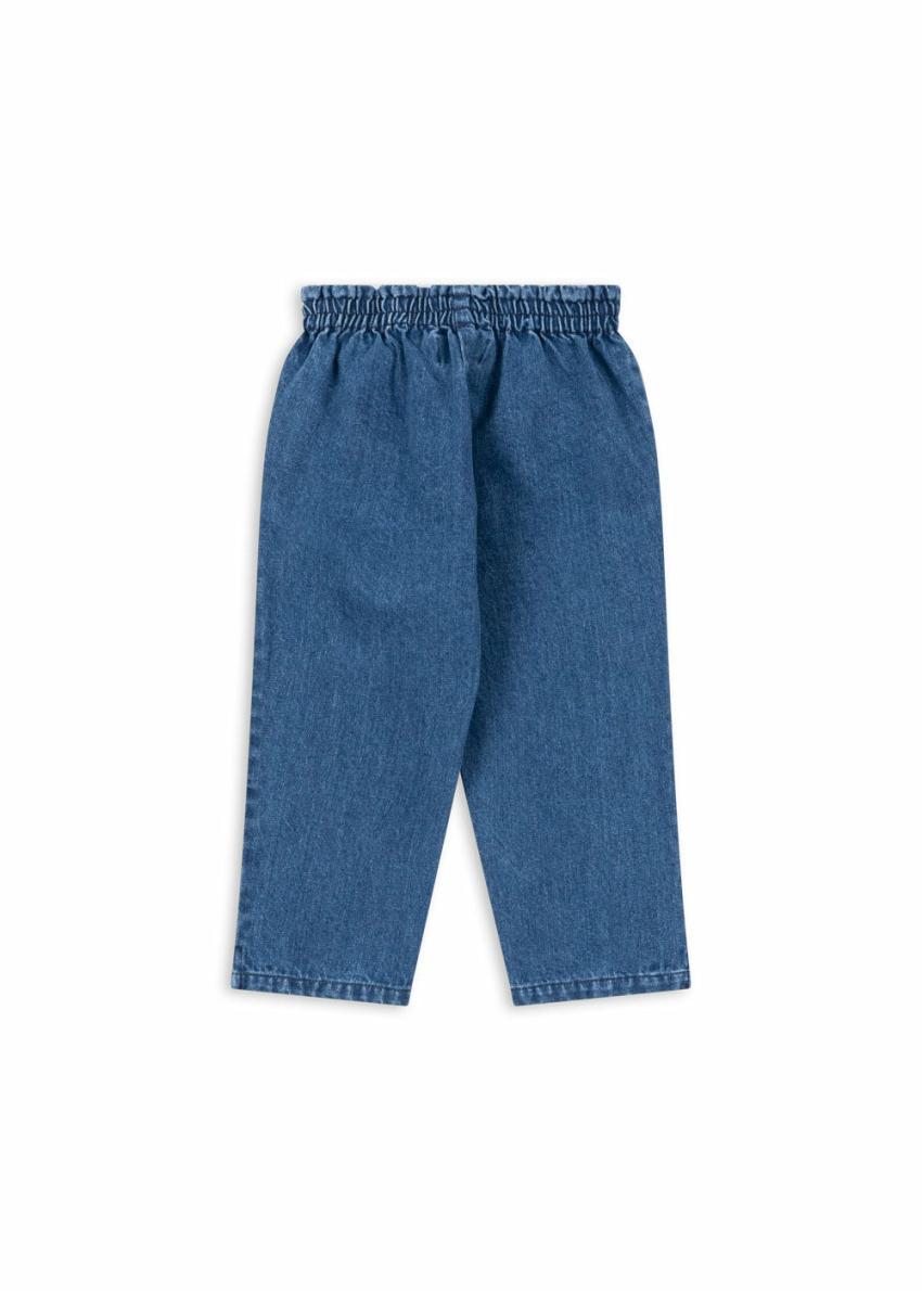Bottoms | Kids Konges Sløjd MAGOT FRILL PANTS GOTS Denim Blue