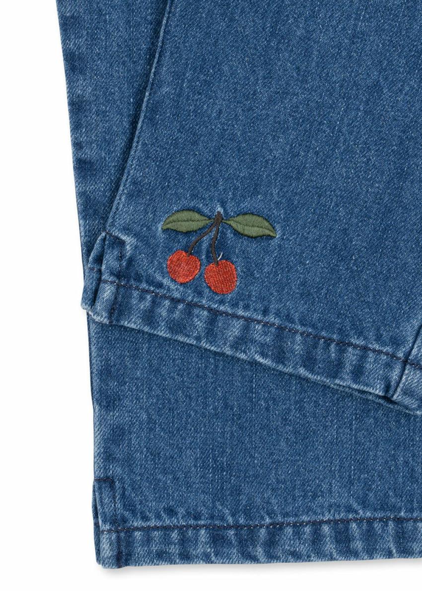 Bottoms | Kids Konges Sløjd MAGOT FRILL PANTS GOTS Denim Blue