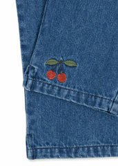 Bottoms | Kids Konges Sløjd MAGOT FRILL PANTS GOTS Denim Blue