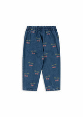 Bottoms | Kids Konges Sløjd MAGOT FRILL PANTS GOTS Ma Grande Cerise Denim