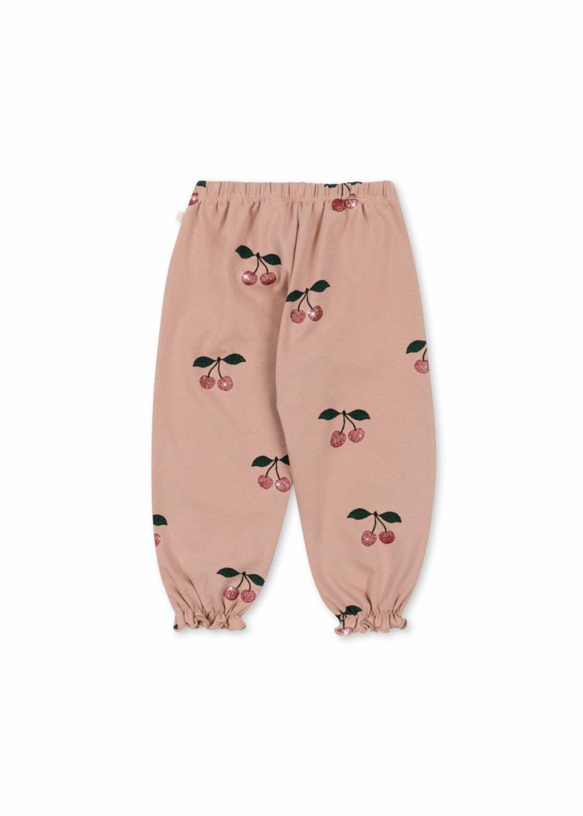 Bottoms | Kids Konges Sløjd MALLI CHERRY GLITTER PANTS GOTS Ma Grande Cerise Glitter Mellow