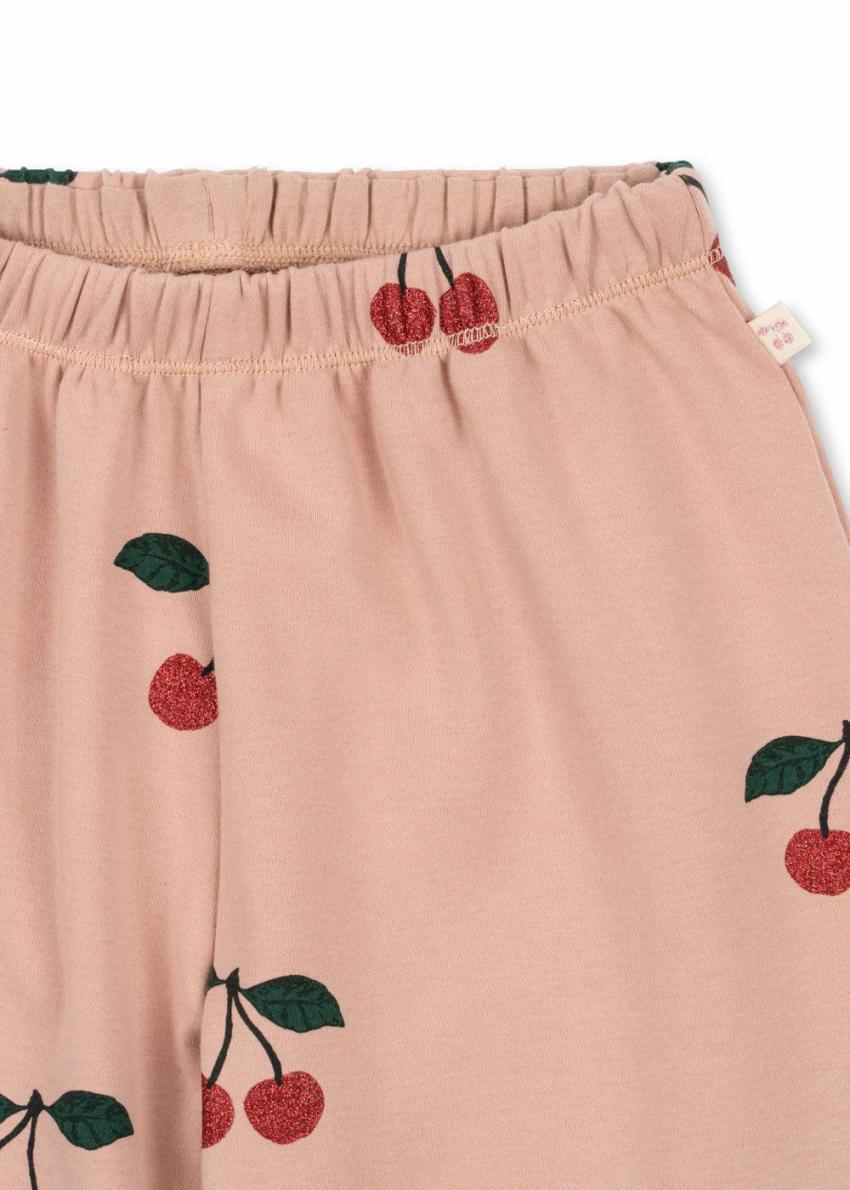 Bottoms | Kids Konges Sløjd MALLI CHERRY GLITTER PANTS GOTS Ma Grande Cerise Glitter Mellow