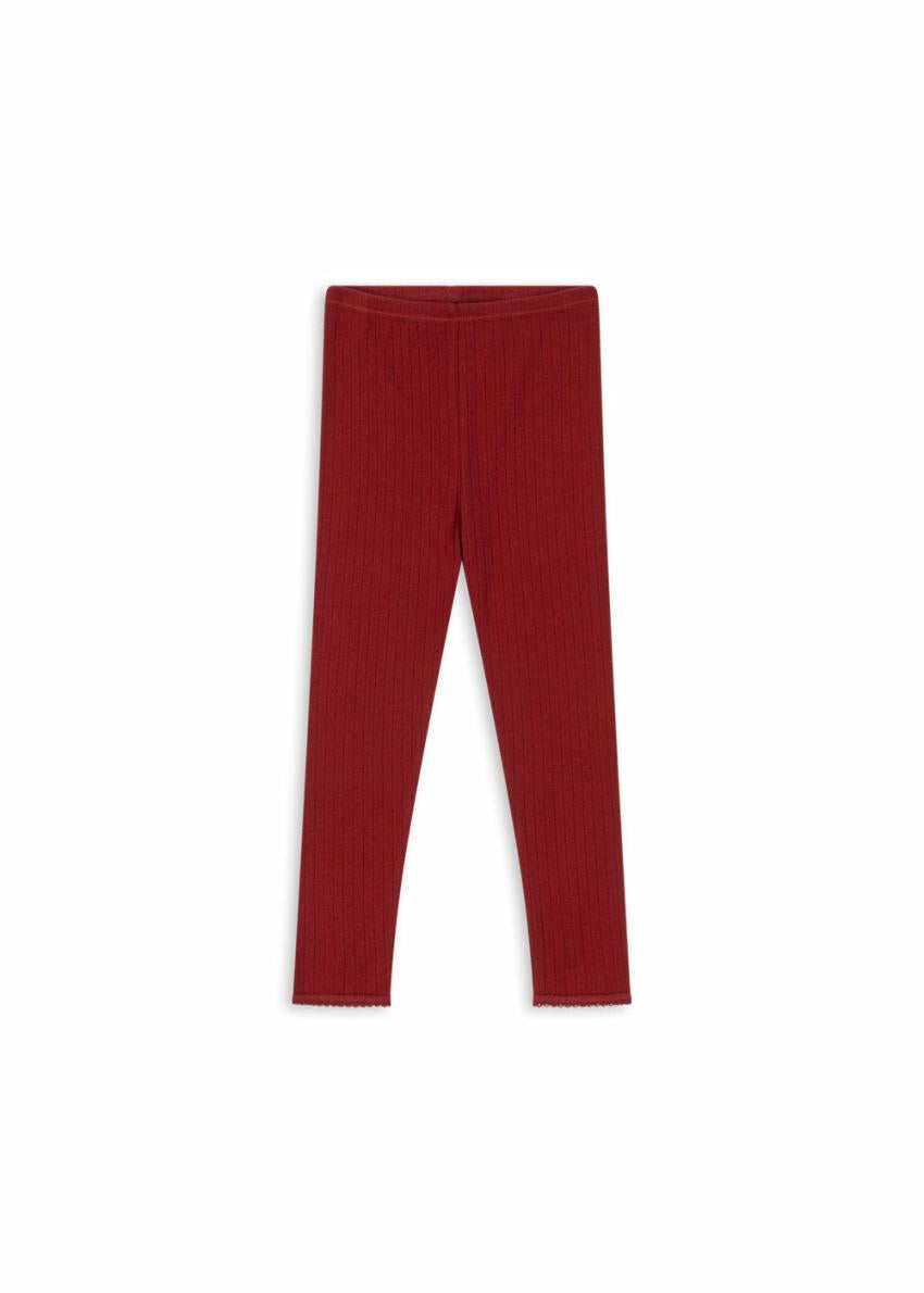 Bottoms | Kids Konges Sløjd MINNIE PANTS GOTS Red Dahlia