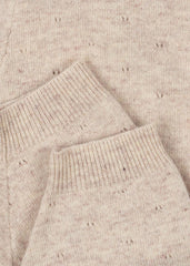 Bottoms | Kids Konges Sløjd MINO KNIT PANTS Off White Melange Pointelle