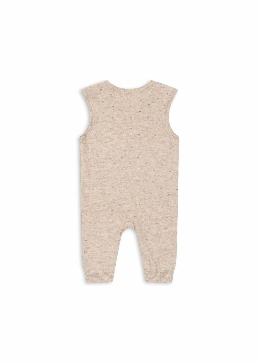 Bottoms | Kids Konges Sløjd MINO KNIT SPENCER Off White Melange Pointelle
