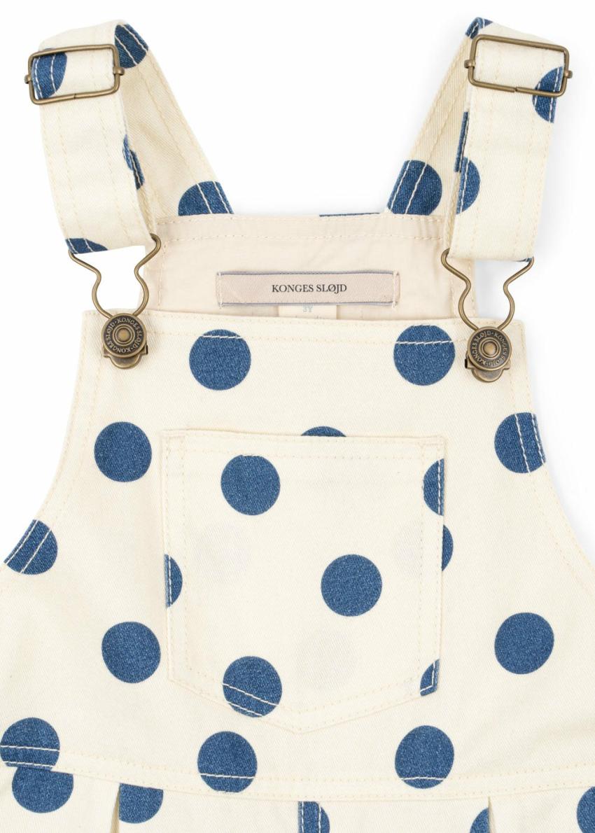 Bottoms | Kids Konges Sløjd NOLA OVERALLS GOTS Blue Dot