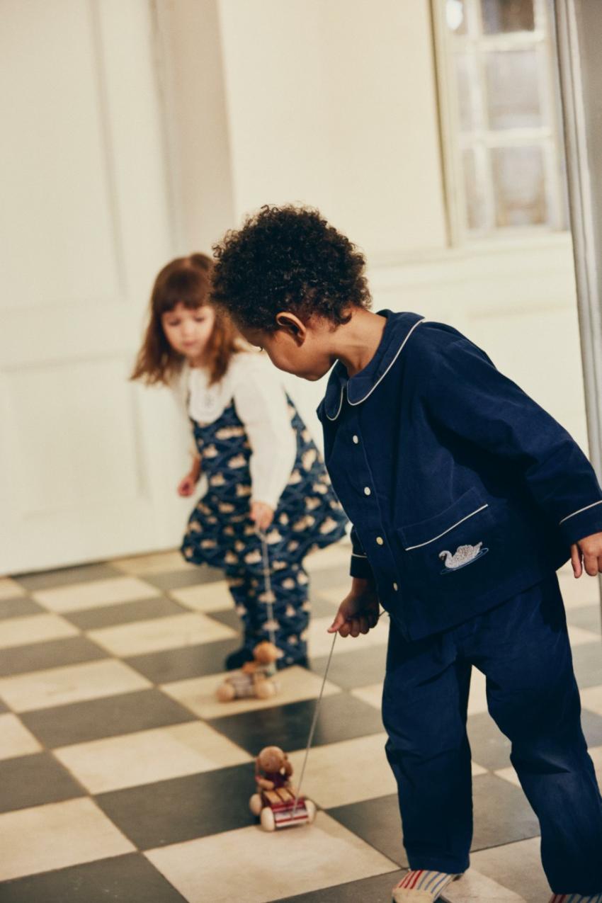 Bottoms | Kids Konges Sløjd PEN POCKET PANTS Total Eclipse