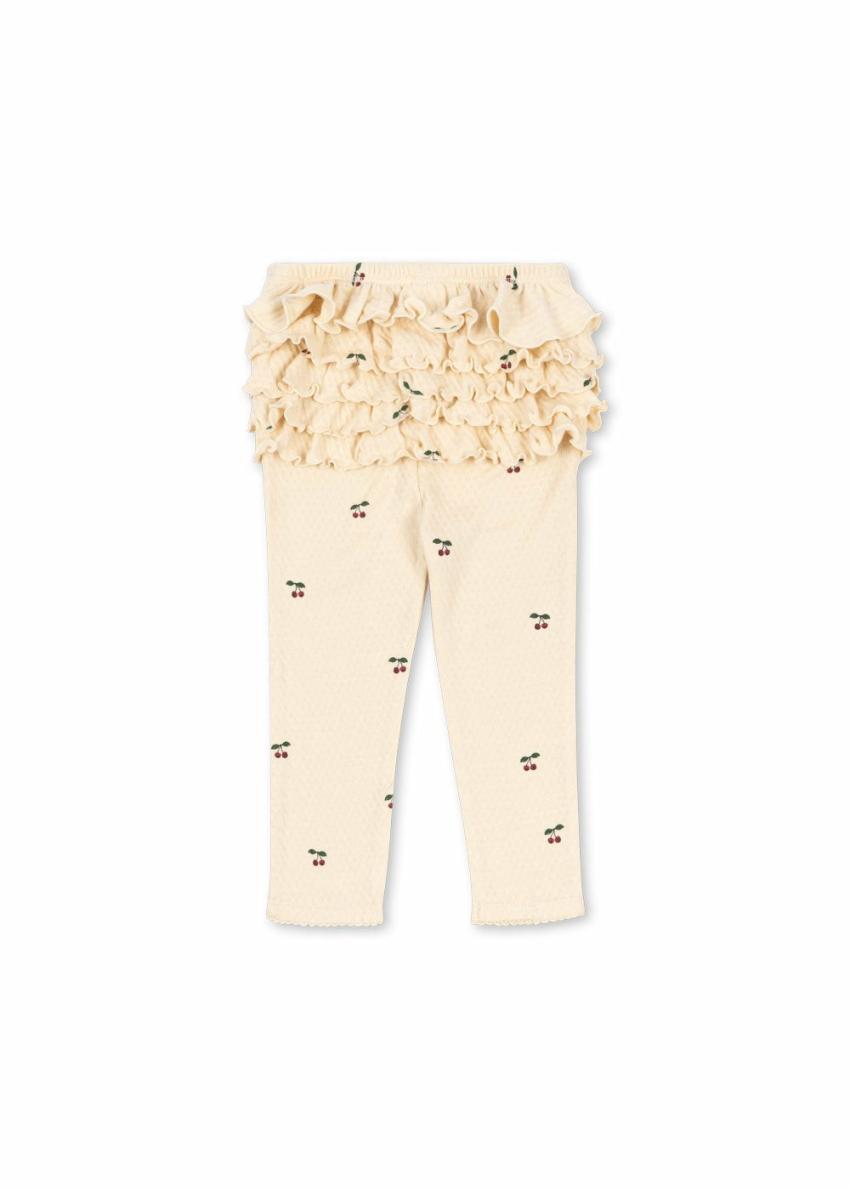 Bottoms | Kids Konges Sløjd SUI FRILL PANTS GOTS Cherry