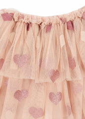 Bottoms | Kids Konges Sløjd TULLIE SKIRT Heart Rose Glitter