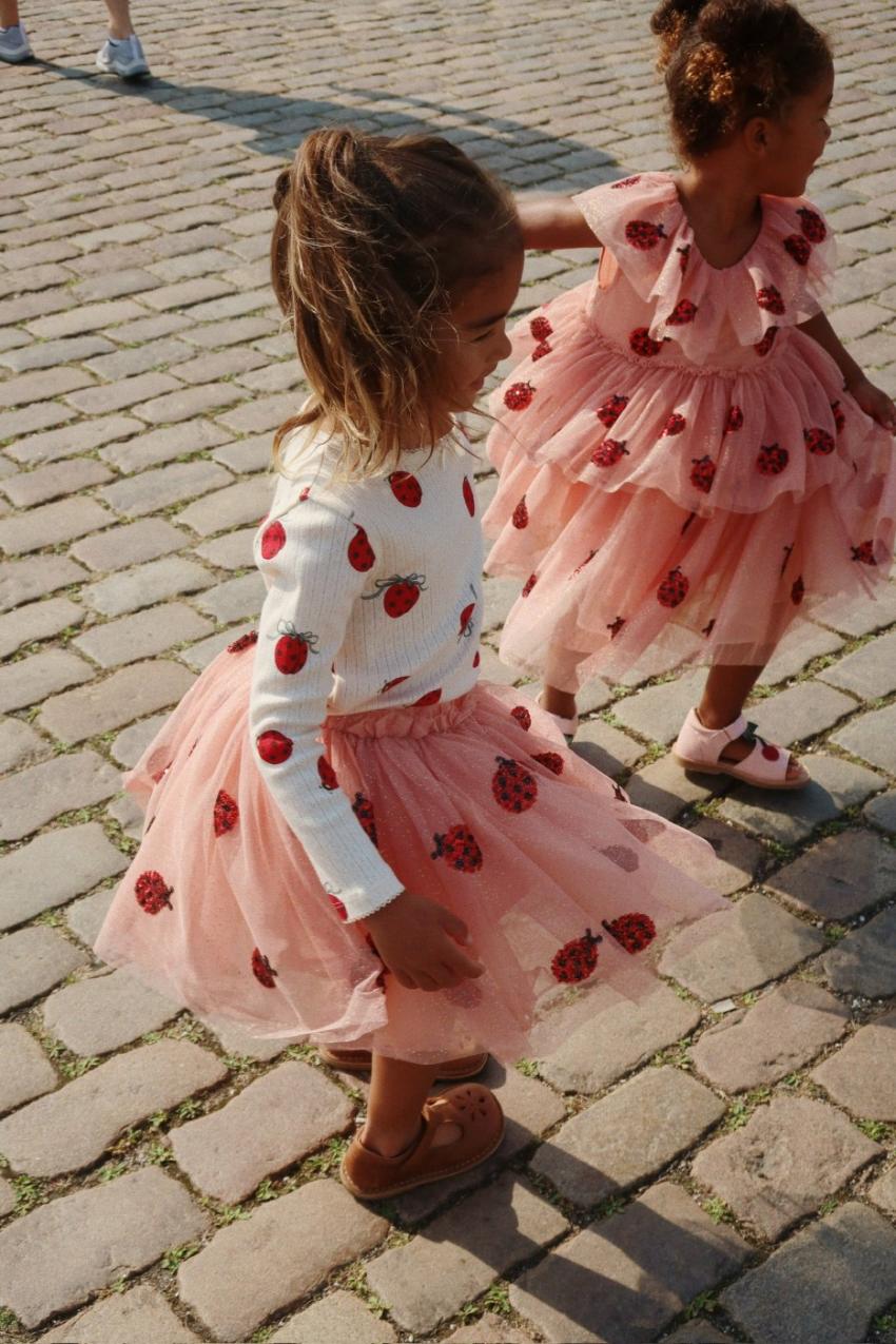 Bottoms | Kids Konges Sløjd YVONNE LADYBUG SKIRT Ladybug Sequin
