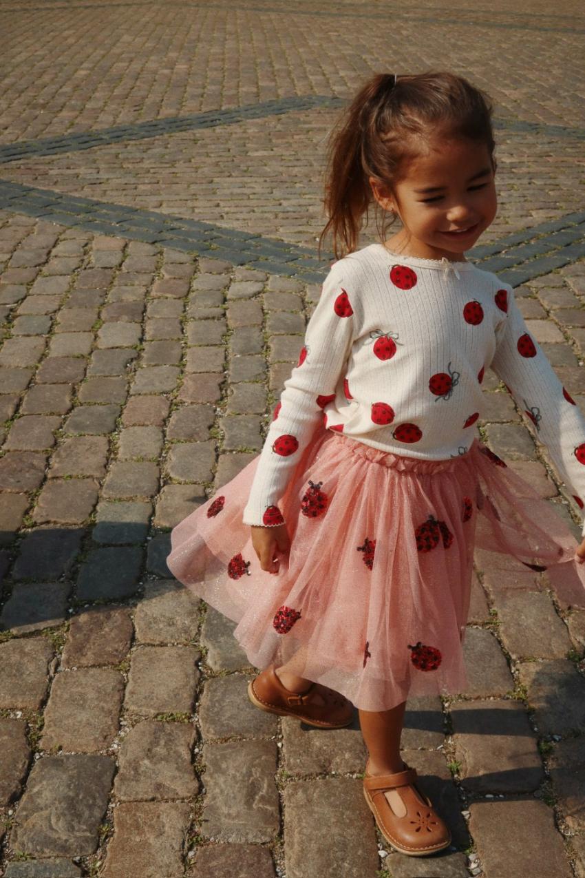 Bottoms | Kids Konges Sløjd YVONNE LADYBUG SKIRT Ladybug Sequin