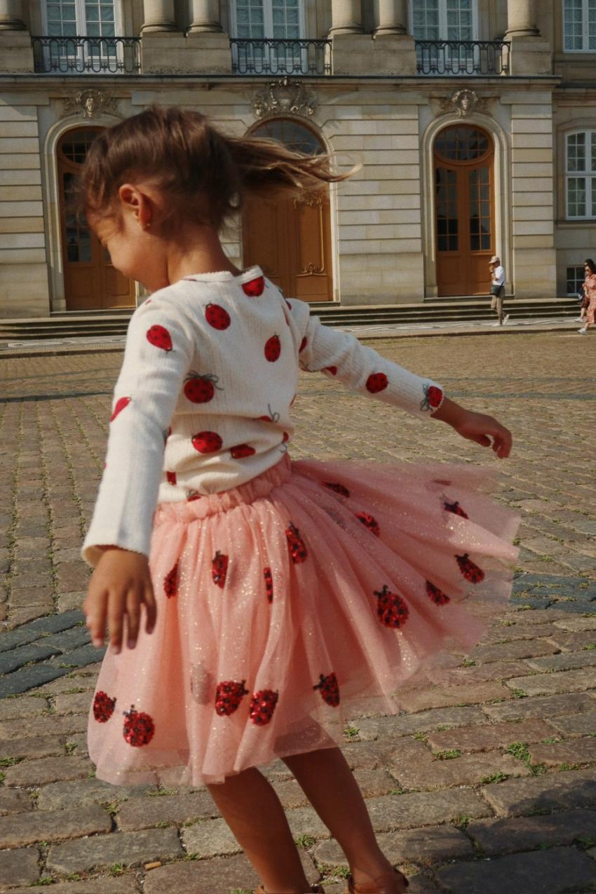 Bottoms | Kids Konges Sløjd YVONNE LADYBUG SKIRT Ladybug Sequin