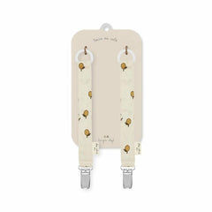 Changing &amp; Nursing | Kids Konges Sløjd 2 PACK PACIFIER STRAP Lemon