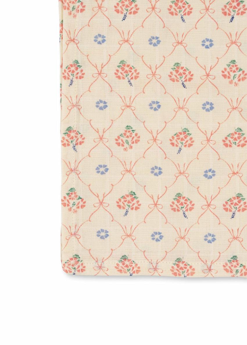 Changing &amp; Nursing | Kids Konges Sløjd 3 PACK MUSLIN CLOTH GOTS Fleur Decor