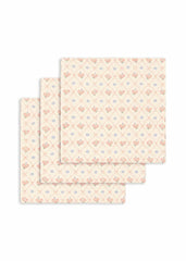 Changing &amp; Nursing | Kids Konges Sløjd 3 PACK MUSLIN CLOTH GOTS Fleur Decor