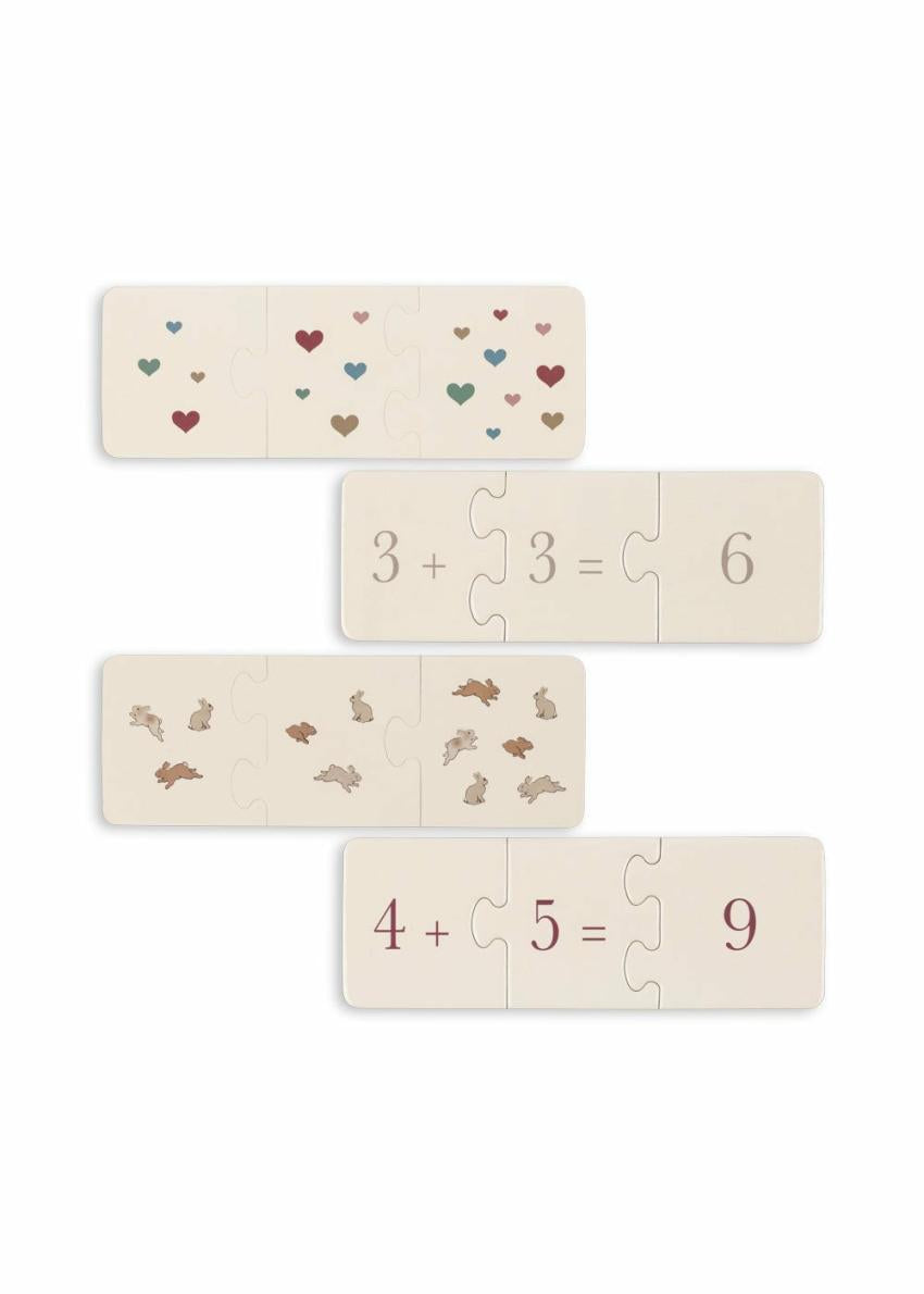 Creative &amp; Games | Kids Konges Sløjd CARDBOARD PUZZLE MATH FSC Multi