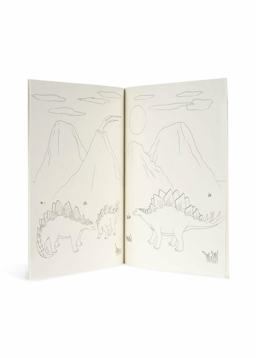 Creative &amp; Games | Kids Konges Sløjd COLORING BOOK AND CRAYONS Dino