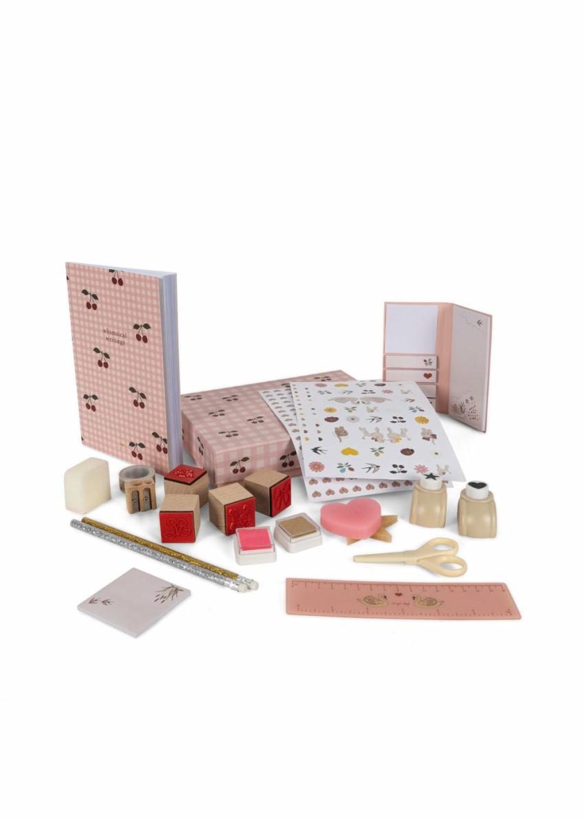 Creative &amp; Games | Kids Konges Sløjd STATIONERY SET Cherry Mix Girl