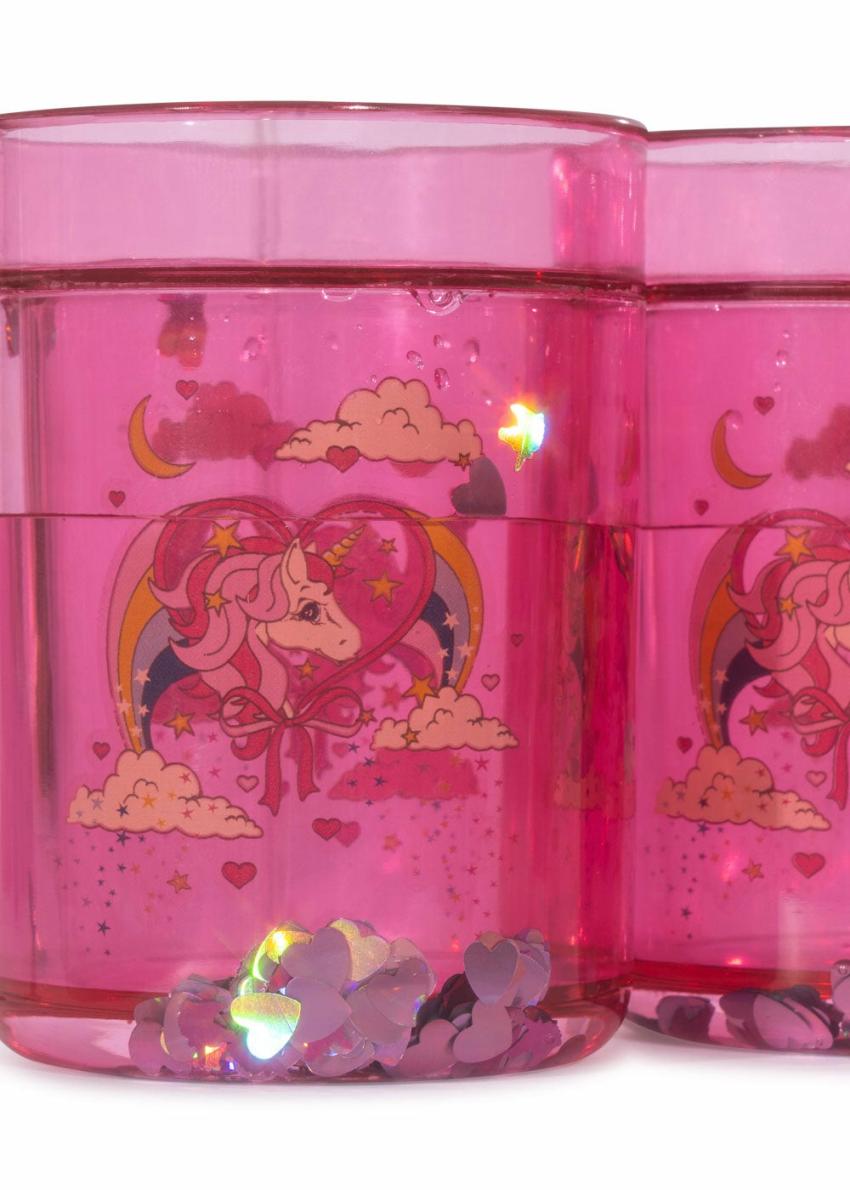 Dinner Time | Kids Konges Sløjd 2 PACK GLITTER CUPS Horn Stars