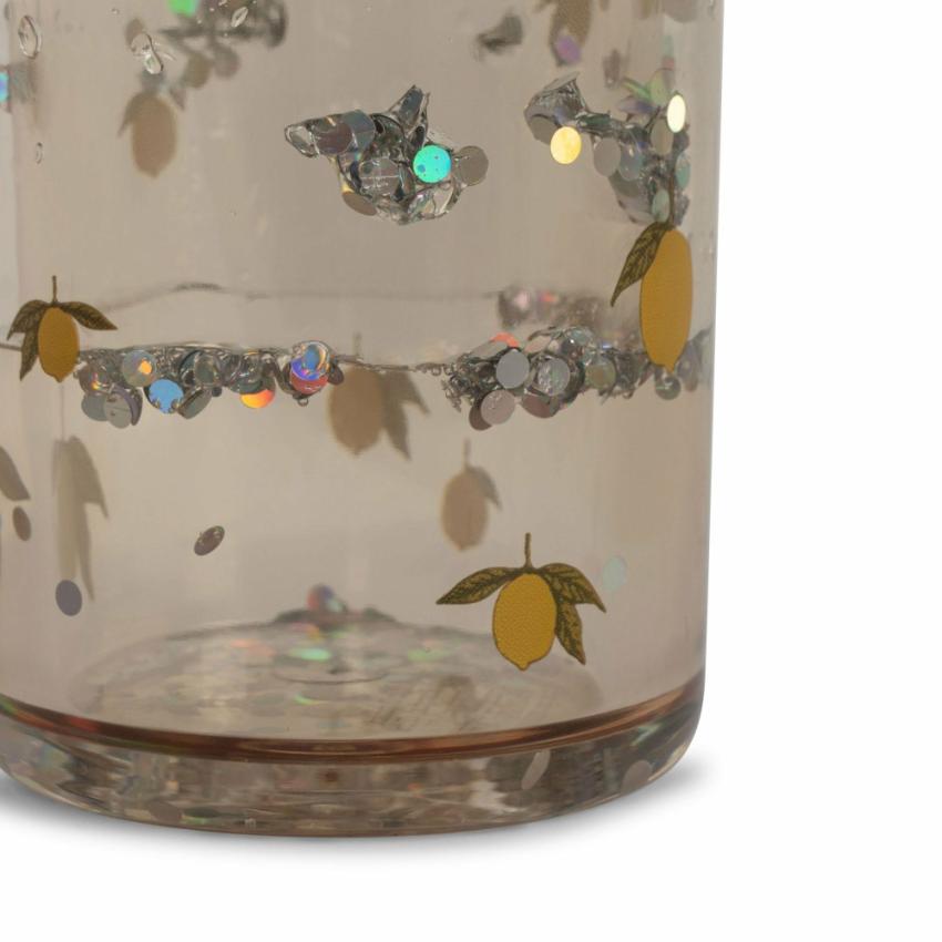 Dinner Time | Kids Konges Sløjd 2 PACK GLITTER CUPS Lemon