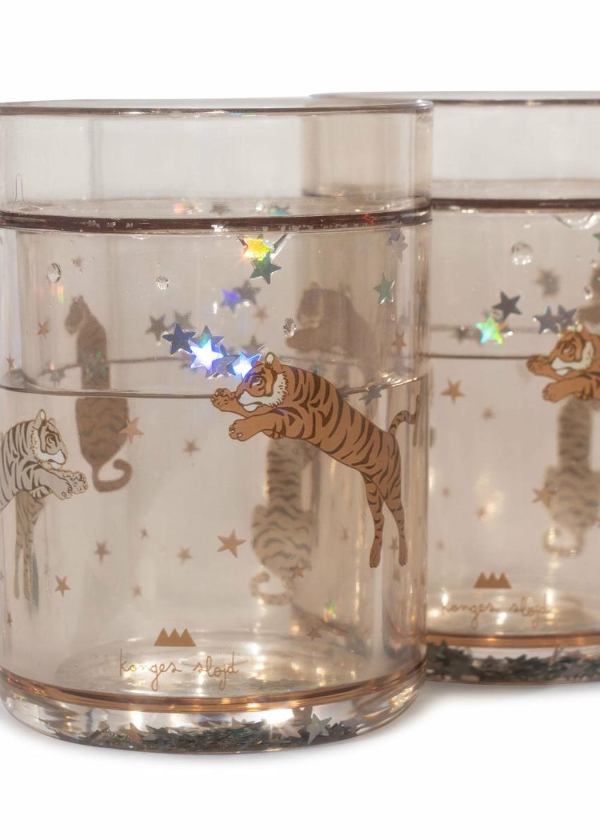 Dinner Time | Kids Konges Sløjd 2 PACK GLITTER CUPS Roar