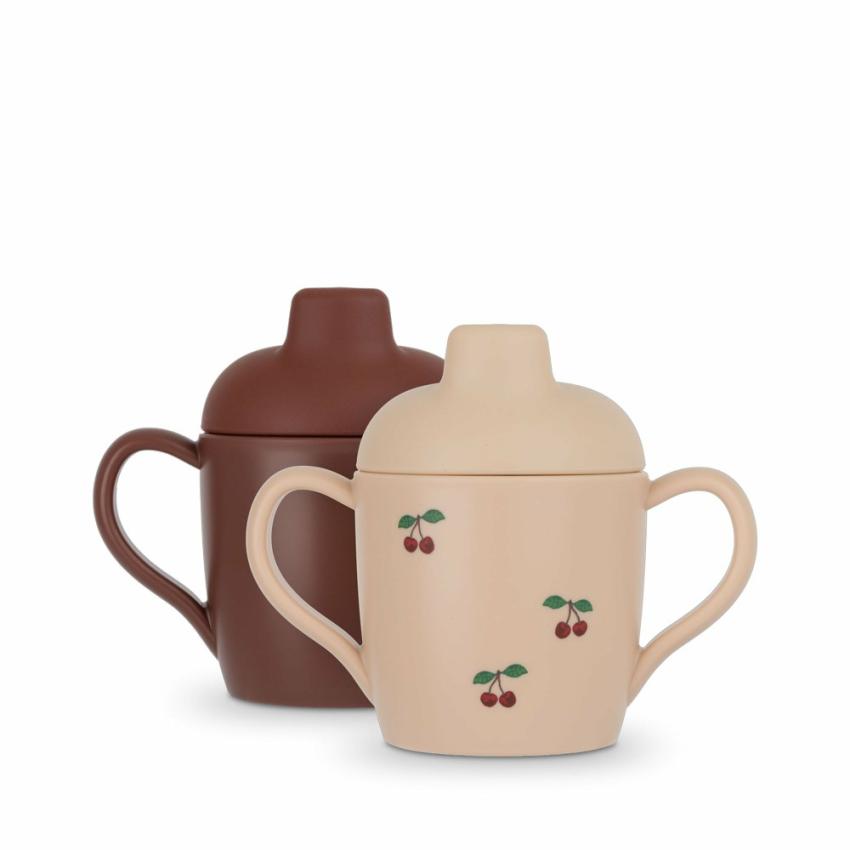 Dinner Time | Kids Konges Sløjd 2 PACK SIPPY CUP Cherry
