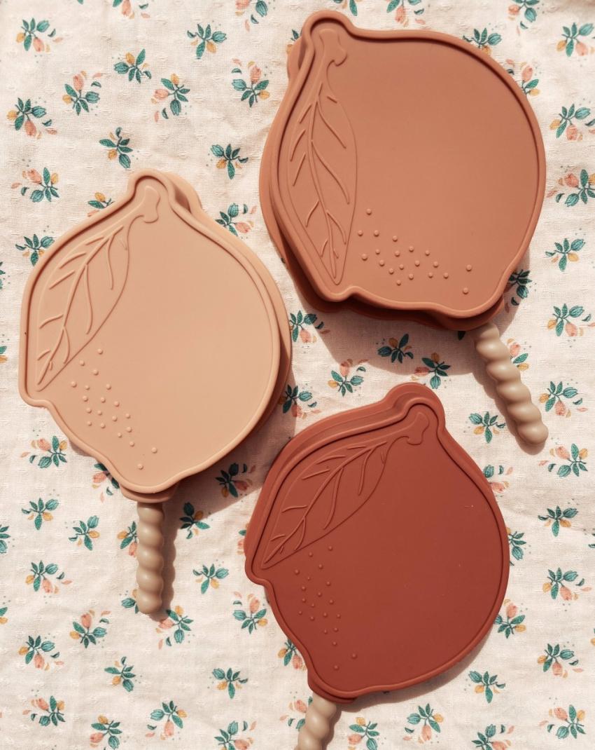 Dinner Time | Kids Konges Sløjd 3 PACK ICE CREAM MOLDS LEMON Rose Mix