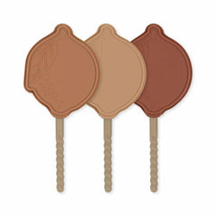 Dinner Time | Kids Konges Sløjd 3 PACK ICE CREAM MOLDS LEMON Rose Mix