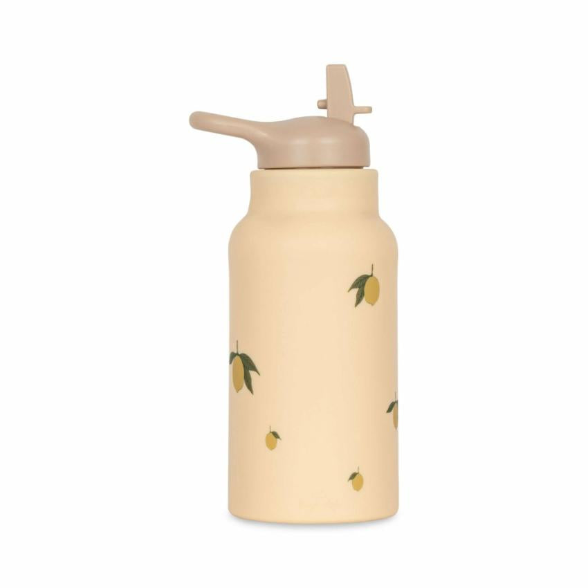 Dinner Time | Kids Konges Sløjd SILICONE DRINKING BOTTLE Lemon