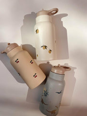 Dinner Time | Kids Konges Sløjd SILICONE DRINKING BOTTLE Lemon