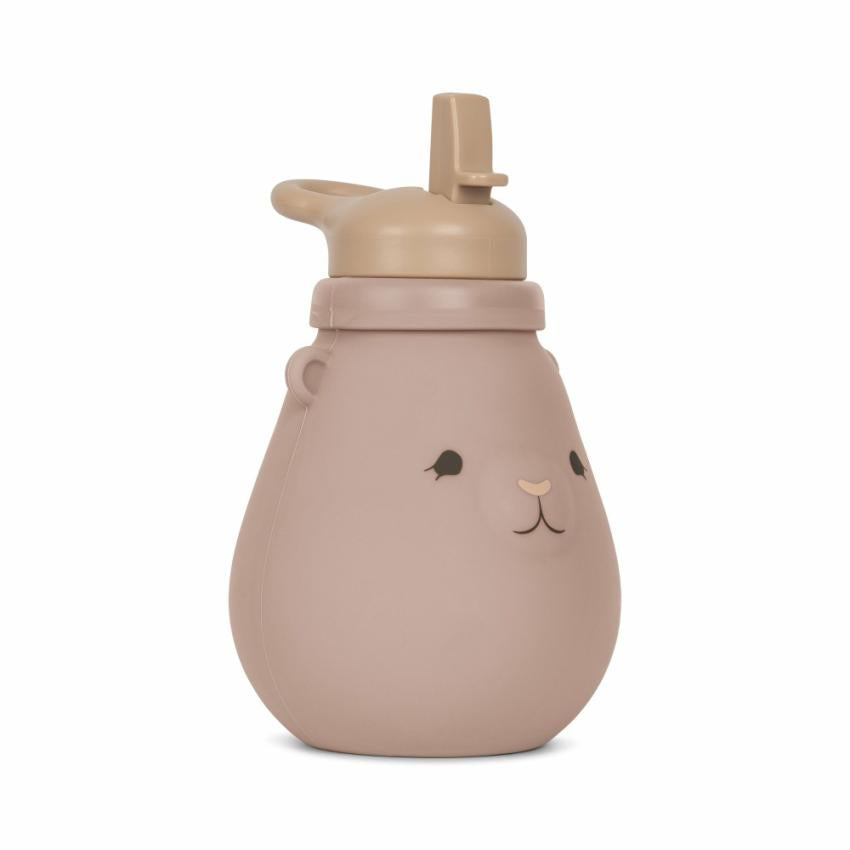 Dinner Time | Kids Konges Sløjd SILICONE DRINKING BOTTLE TEDDY Blush