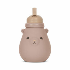 Dinner Time | Kids Konges Sløjd SILICONE DRINKING BOTTLE TEDDY Blush
