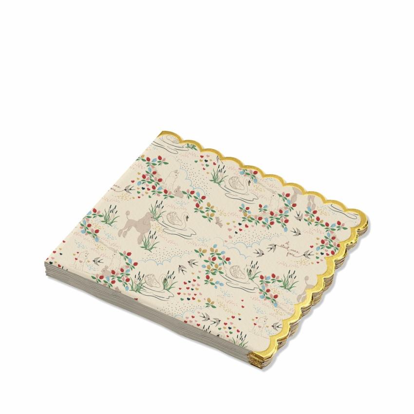 Dinner Time | Kids Konges Sløjd SWAN NAPKINS FSC Mizumi