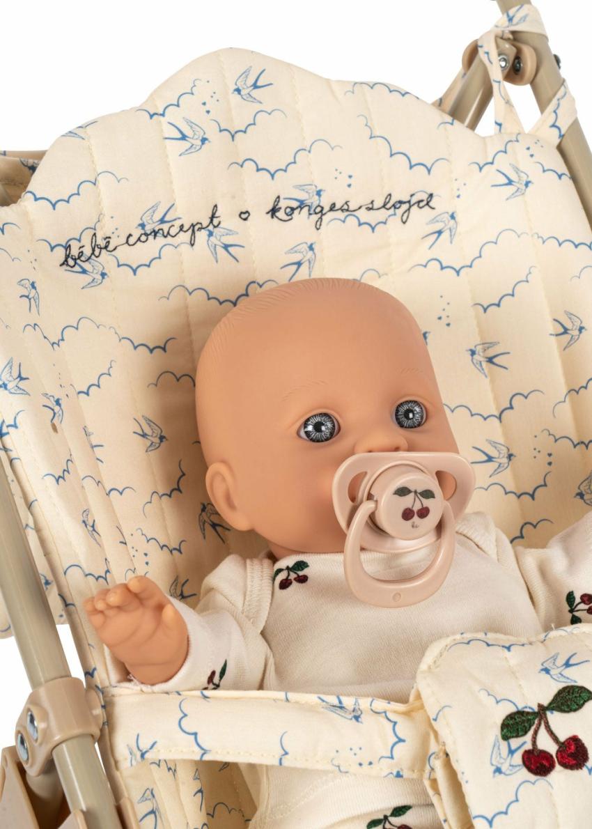 Dolls &amp; Doll Toys | Kids Konges Sløjd BIBI DOLL STROLLER SET Swallow