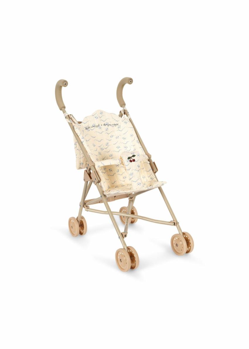 Dolls &amp; Doll Toys | Kids Konges Sløjd BIBI DOLL STROLLER SET Swallow