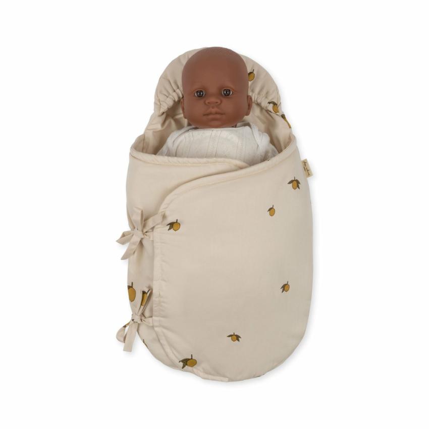 Dolls &amp; Doll Toys | Kids Konges Sløjd DOLL SLEEPING BAG Lemon