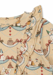 Dresses | Kids Konges Sløjd BASIC FRILL DRESS GOTS Sugar Pie