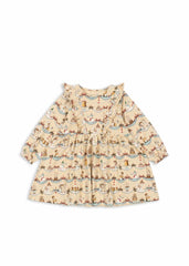 Dresses | Kids Konges Sløjd BASIC FRILL DRESS GOTS Sugar Pie