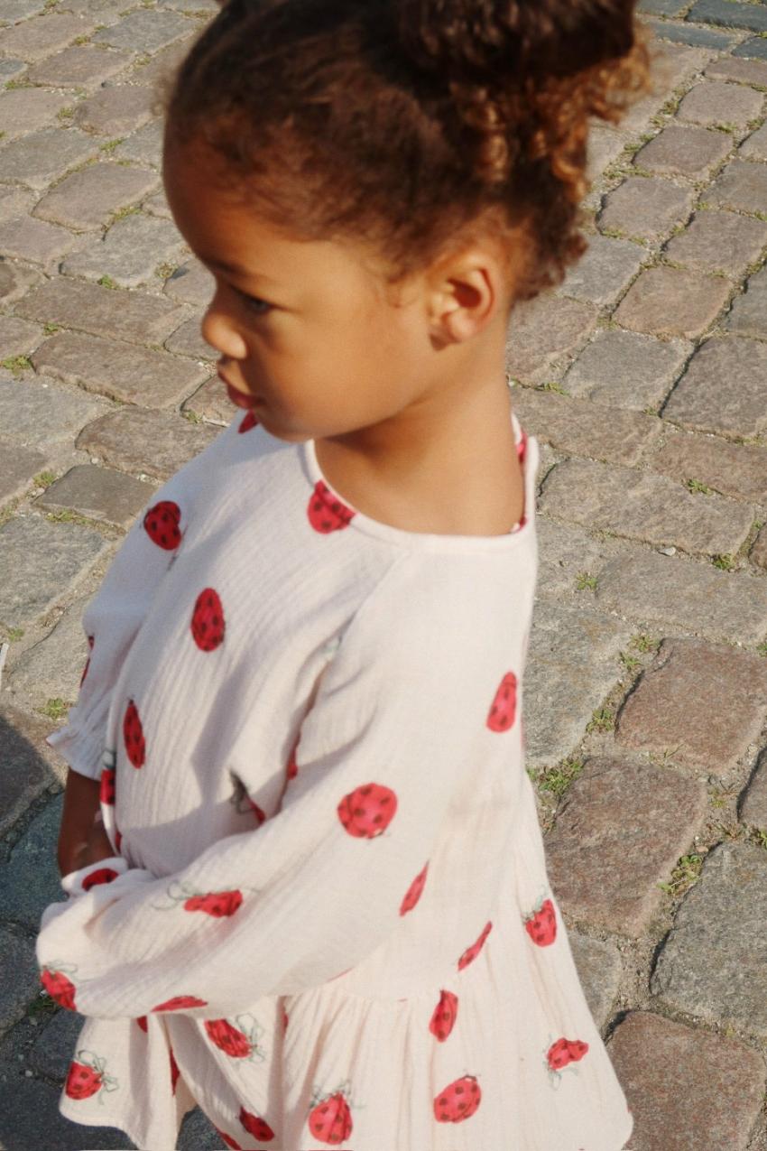 Dresses | Kids Konges Sløjd COCO LADYBUG DRESS GOTS Ladybug Bow