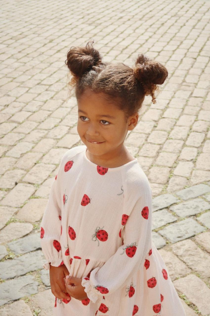 Dresses | Kids Konges Sløjd COCO LADYBUG DRESS GOTS Ladybug Bow