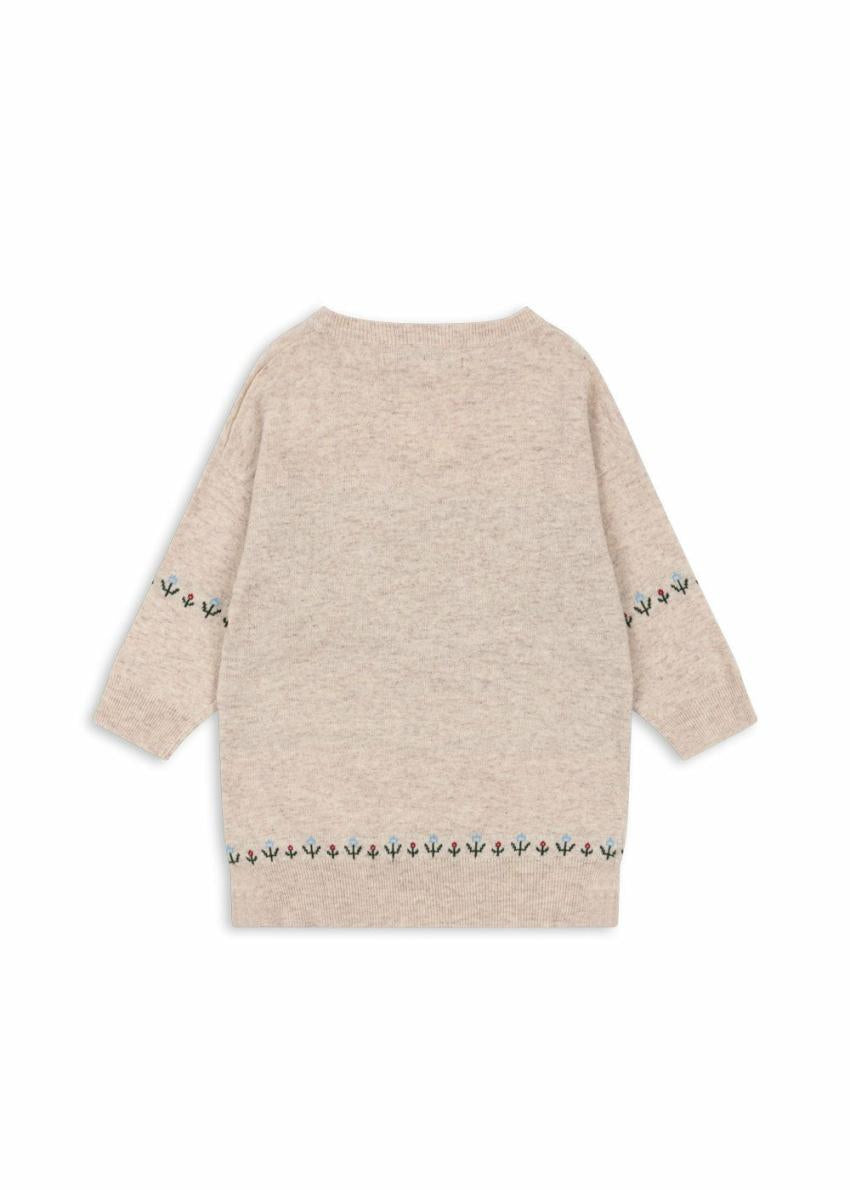Dresses | Kids Konges Sløjd ELI KNIT DRESS Off White Melange