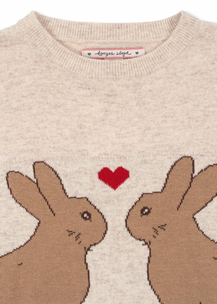 Dresses | Kids Konges Sløjd ELI KNIT DRESS Off White Melange