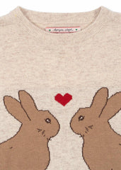 Dresses | Kids Konges Sløjd ELI KNIT DRESS Off White Melange