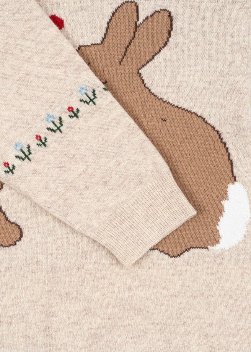 Dresses | Kids Konges Sløjd ELI KNIT DRESS Off White Melange