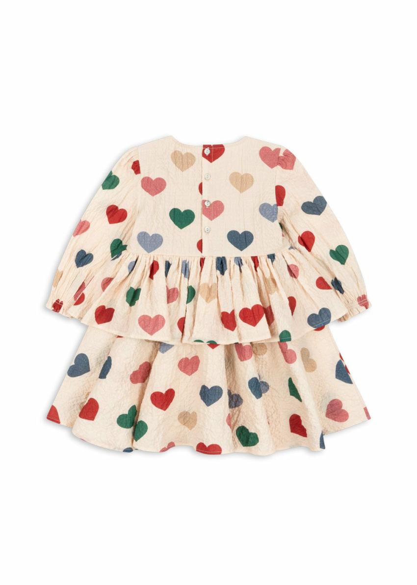 Dresses | Kids Konges Sløjd ELIN FRILL DRESS GOTS Bon Coeur Colore Frappe