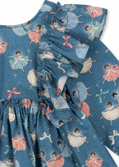 Dresses | Kids Konges Sløjd EVIA LS BOW DRESS GOTS Snow Bow Ballerina