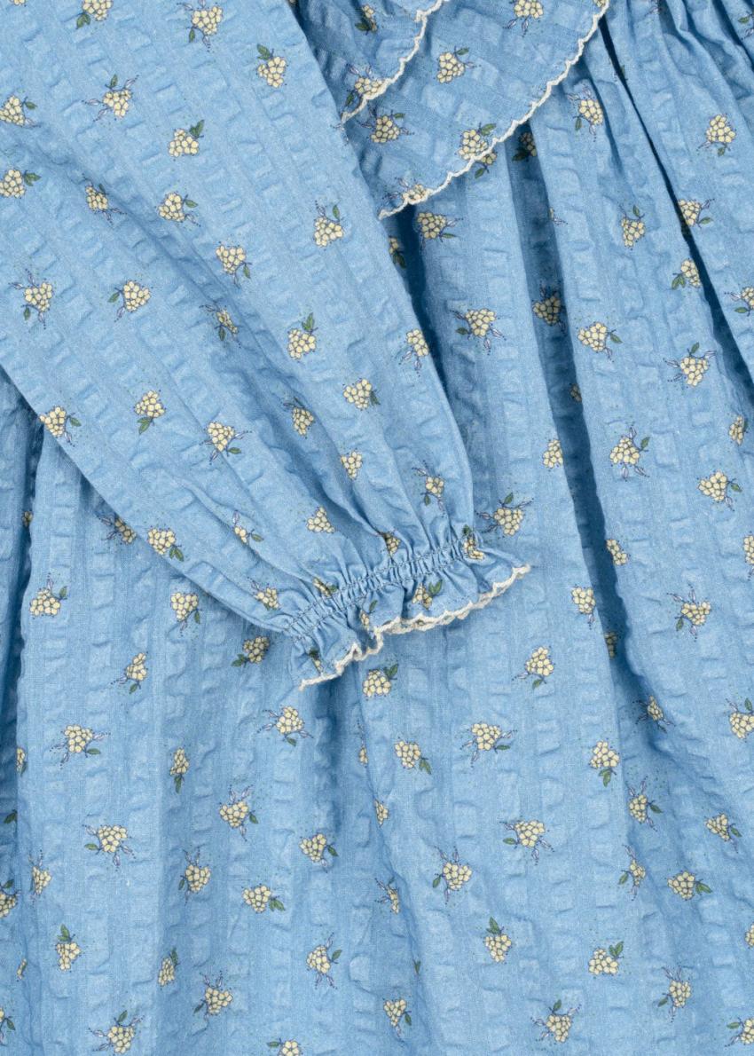 Dresses | Kids Konges Sløjd KIM FRILL DRESS GOTS Billie Blue