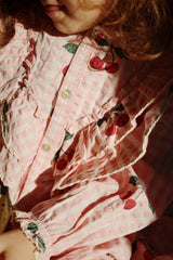 Dresses | Kids Konges Sløjd KIM FRILL DRESS GOTS Cherry Check